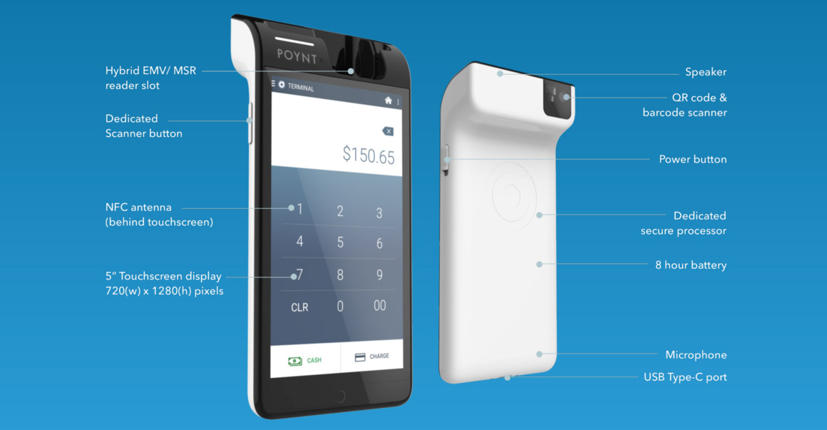 Poynt 5 Terminal Spec Features